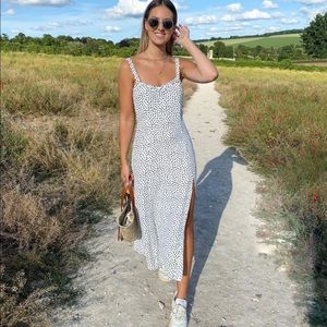Zara Bloggers fav. Polka dot dress